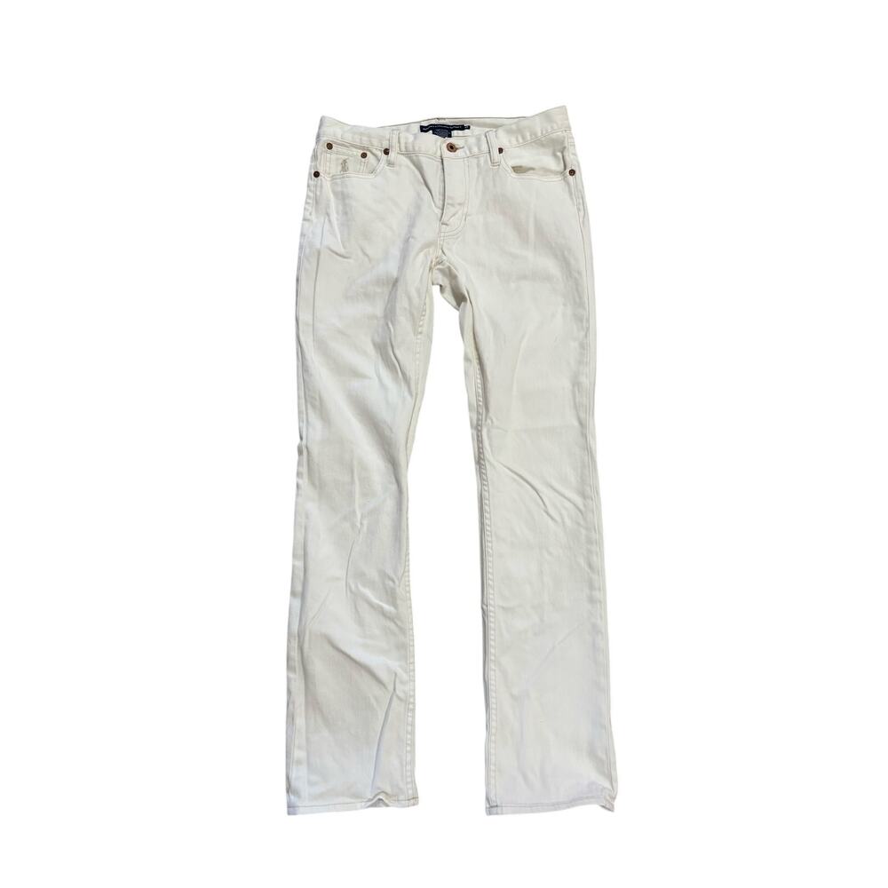 Ralph Lauren Sport 29 white skinny jean cotton spandex blend euc